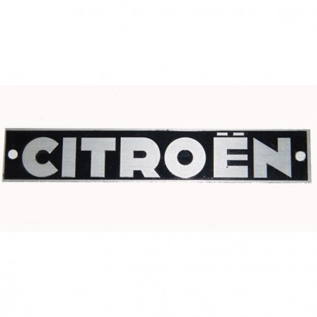 Placa paragolpes trasero logo Citroën