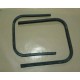 Rubber for fixed glass in rear door