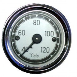 Reloj de temperatura fondo blanco