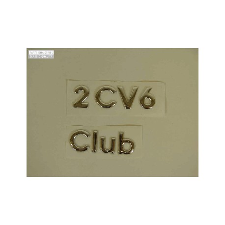 Emblema 2CV6 Club