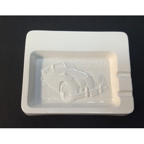 Adorno cerámica blanca Jaguar