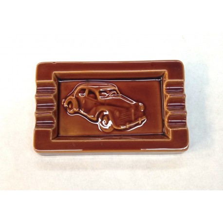 Adorno cerámica marrón Renault 4cv