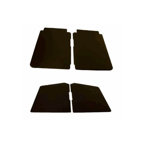 Panel de puerta skai negro