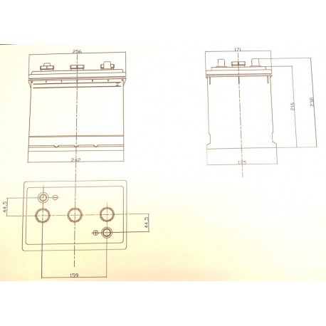 10090 Batterie 6v 90 amp SEC