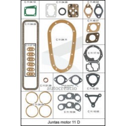 Juego completo de juntas motor 11D